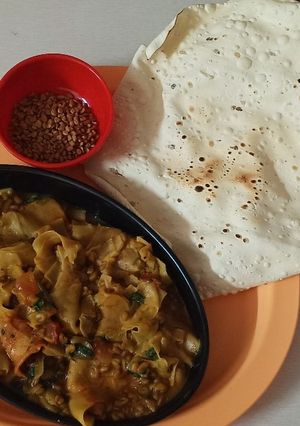 મેથી પાપડનું શાક (Methi Papad Shak Recipe In Gujarati) રેસીપી મુખ્ય ફોટો