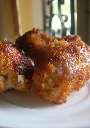 A picture of Cheesy chilli garlicky stuffed chicken breast.