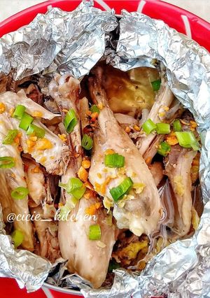 Foto resep AYAM GARAM ala Hakka / Hakka salted steamed chicken