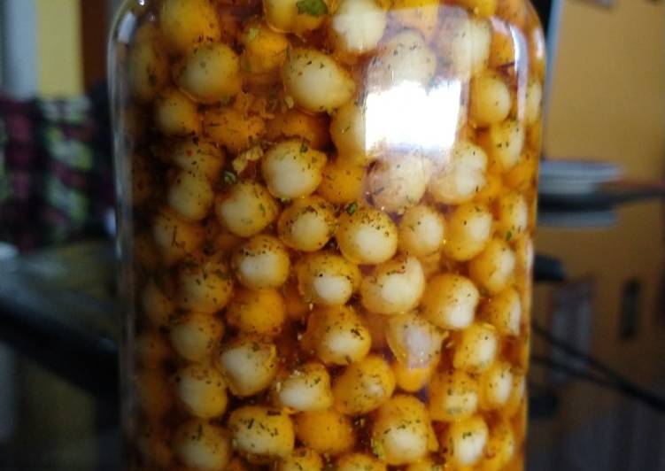 Garbanzos condimentados