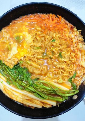 Foto resep Mie tek-tek rebus Teflon