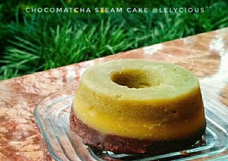 Bagaimana Membuat Bolu Kukus Lapis 🍰ChocoMatcha tanpa pengembang yang Lezat Sekali