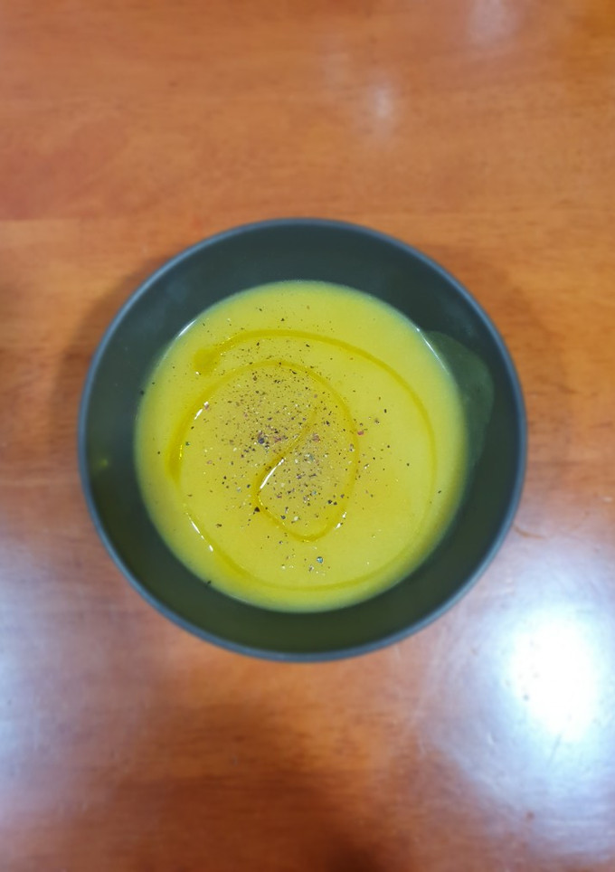 Una foto de Crema de berenjena