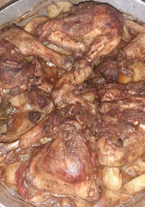 صورة لوصفة احلى واسرع صينيه بطاطس بالفراخ 😍😋