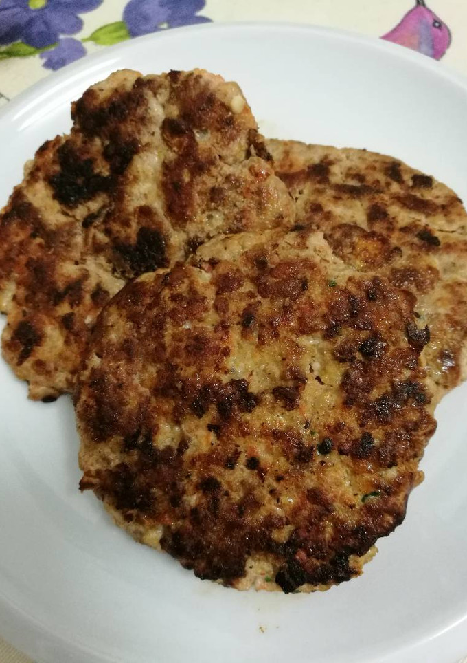 Una foto de Hamburguesas de pavo con zanahoria