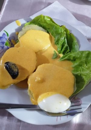 Una foto de Papa a la huancaina en Batán