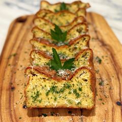 A picture of Zucchini cheese bread.