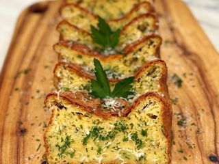 Zucchini cheese bread