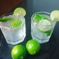 A picture of Kulukki sarbath Kerala special lemon juice.