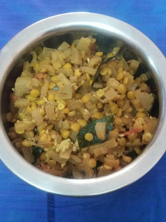 வாழைத்தண்டு கடலைப்பருப்பு கூட்டு செய்முறை முக்கிய புகைப்படம்