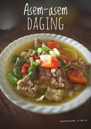 Foto resep Asem-asem Daging