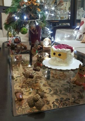 عکسی از دستور مبنی کیک بابانوئل