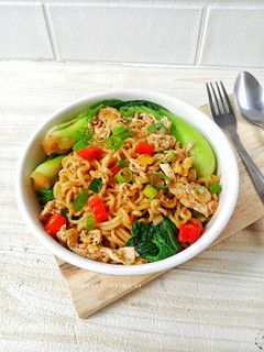 Foto resep Indomie dok dok kuah pedas