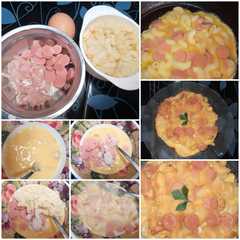 รูปของ Omelette makaroni