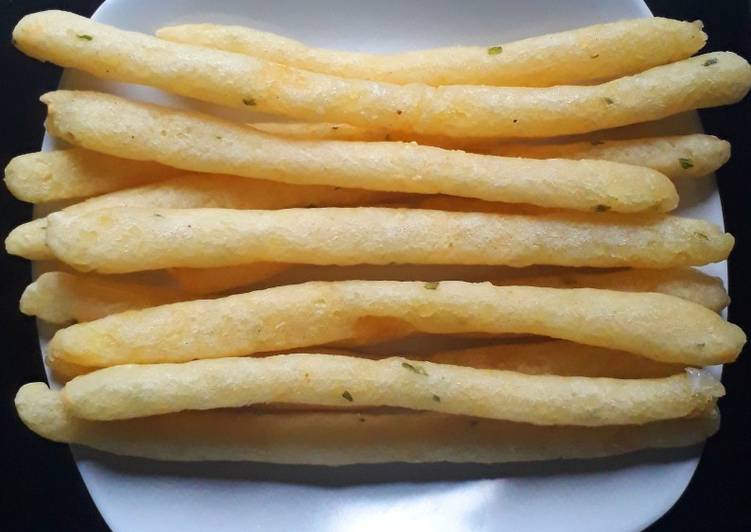 Bagaimana Menyiapkan Long potato fries/ kentang goreng - bisa frozen Jadi, Lezat