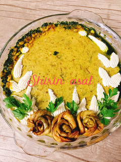 عکسی از دستور کشک بادمجان