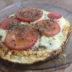 Una foto de Pizza de coliflor
