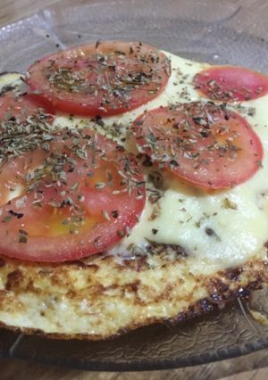 Una foto de Pizza de coliflor