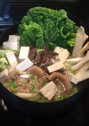 รูปของ นาเบะหมูสับ สำหรับเด็ก