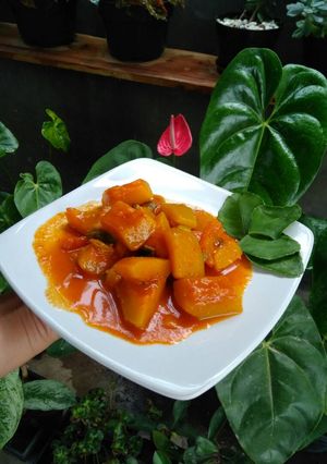 Foto resep MASAM JENG PETUKEL (Asam Pedas Labu Kuning)