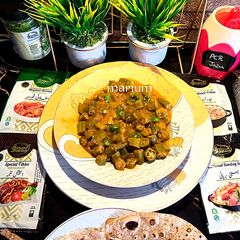 A picture of Masala bhindi.