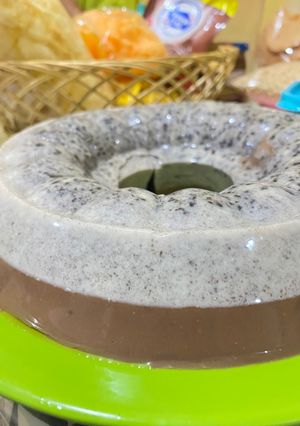 Foto resep Pudding Coklat Oreo