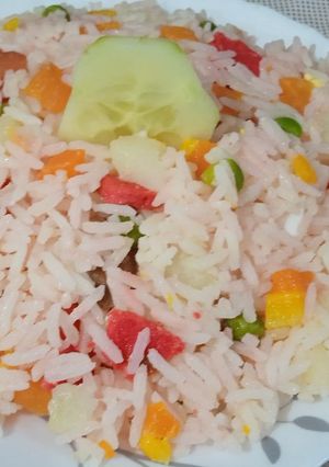 صورة لوصفة سلطة أرز