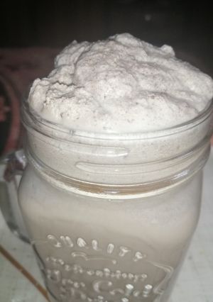 A picture of Creamy cold coffer.