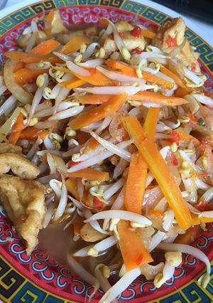 Foto resep Tauge tumis tahu wortel