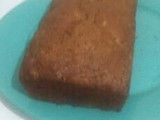 Budín de banana y maní