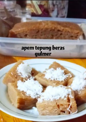 Foto resep Apem tepung beras gulmer