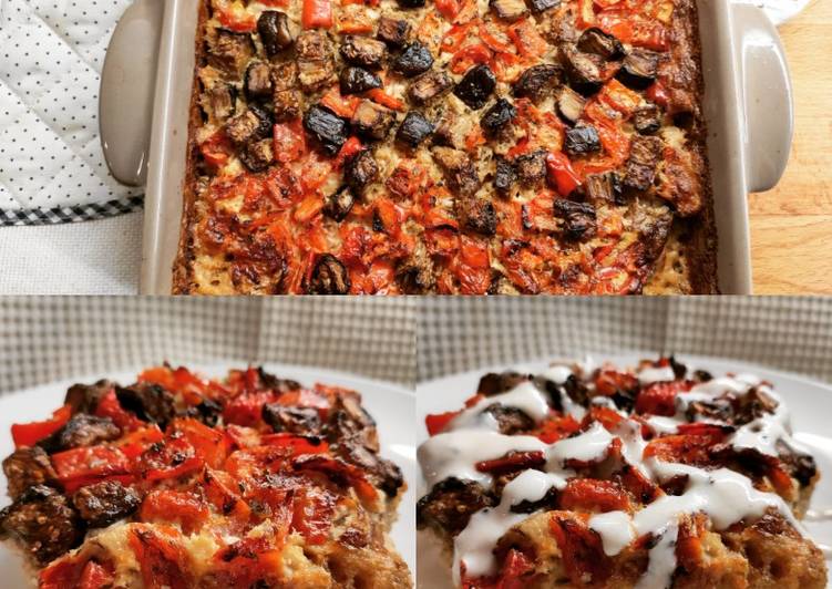 Tortino di quinoa con verdure estive