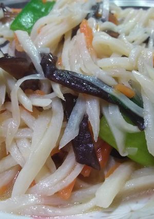 筊白筍炒木耳 的食譜成品照片
