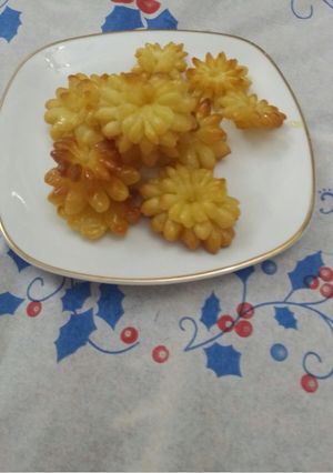 عکسی از دستور خاگینه ی نیلوفری من❤️