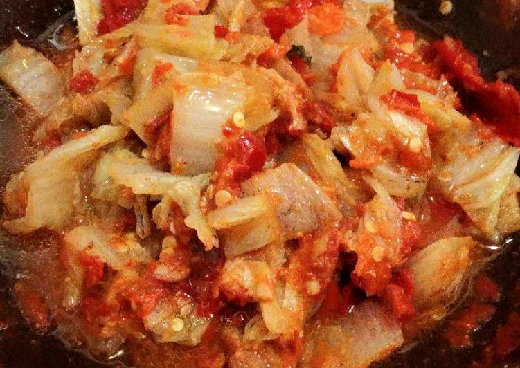 Sambel Goreng Sawi Putih