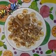 Queso de avena, plátano, polen de abeja y estevia