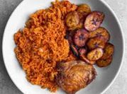 A picture of fried chicken tomato paste