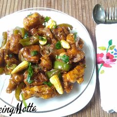 Veg Babycorn Manchurian A picture of Veg Babycorn Manchurian.
