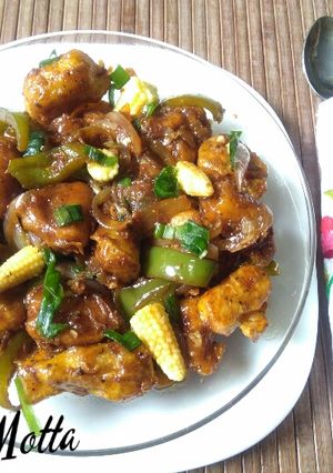 A picture of Veg Babycorn Manchurian.