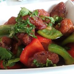 A picture of Sweet and sour pork.