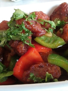 A picture of Sweet and sour pork.