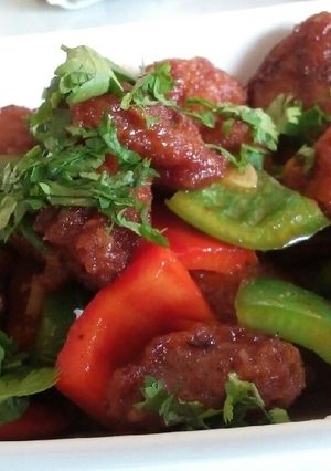 A picture of Sweet and sour pork.