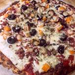 Pizza con base de Coliflor baja en calorías