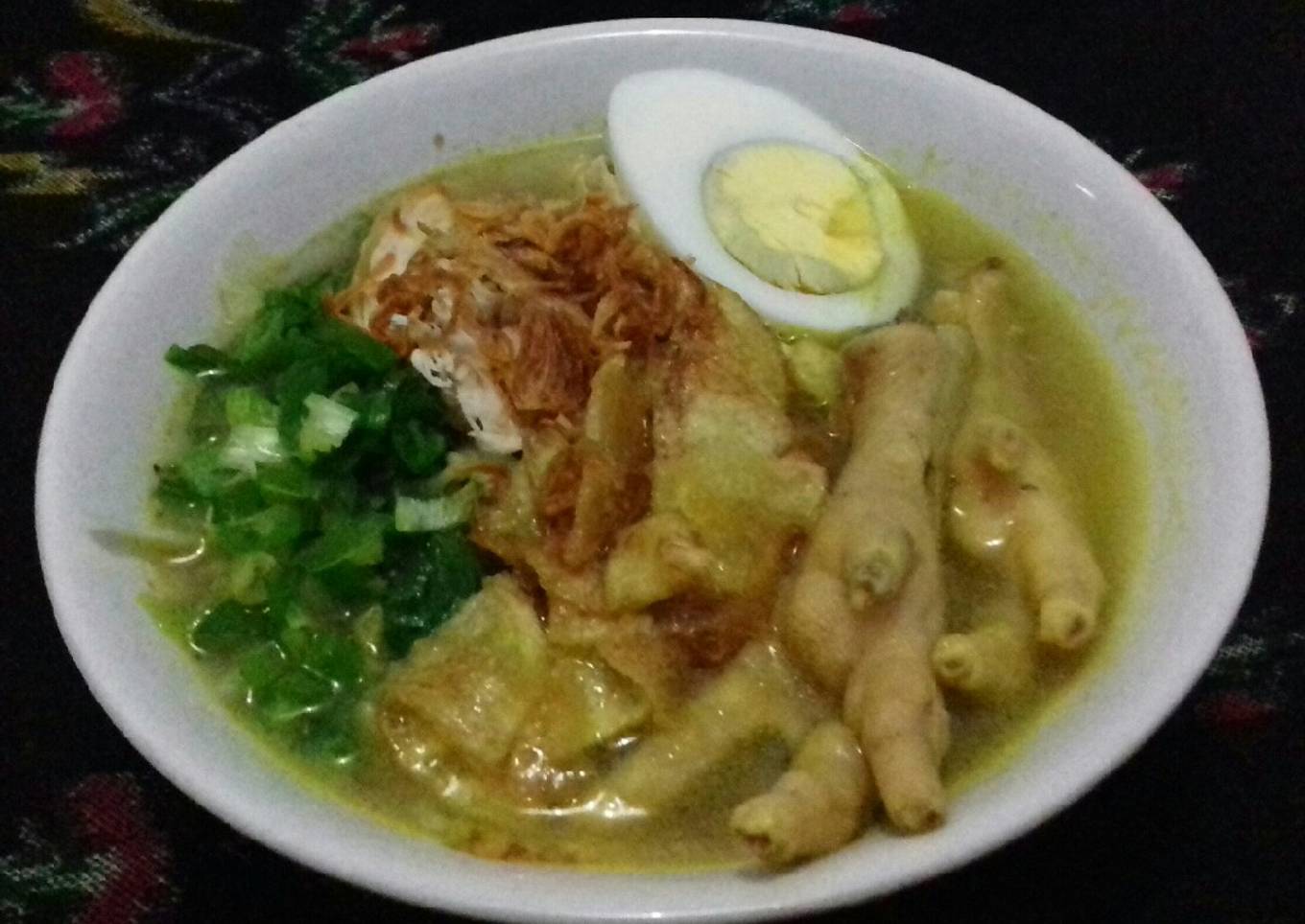 Soto ayam ceker