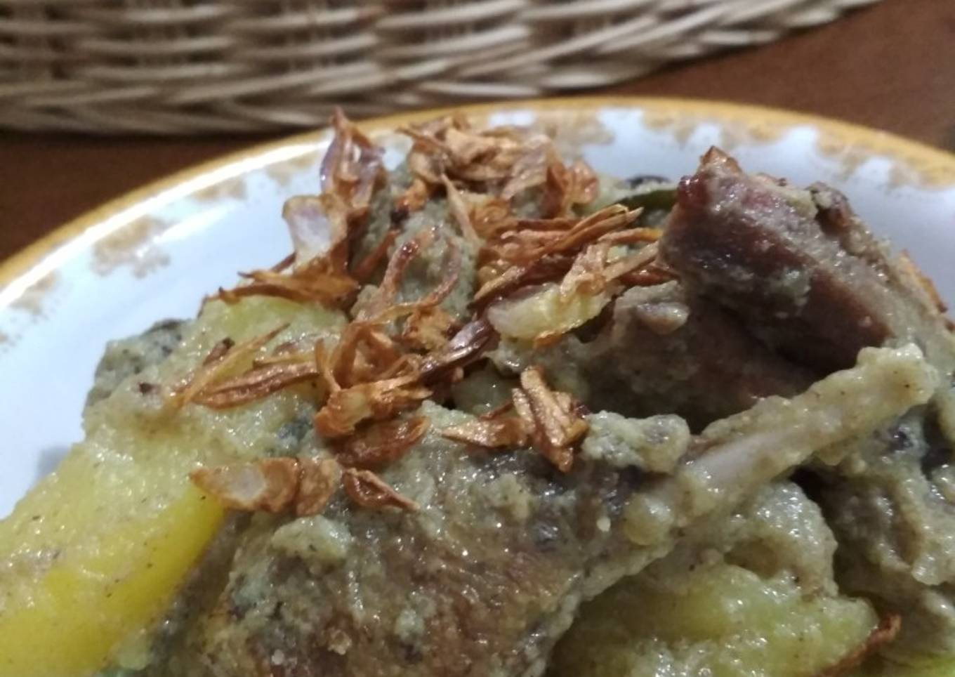 Bebek Masak Putih Aceh (Masak Kurma)