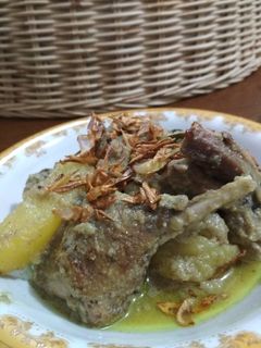 Foto resep Bebek Masak Putih Aceh (Masak Kurma)