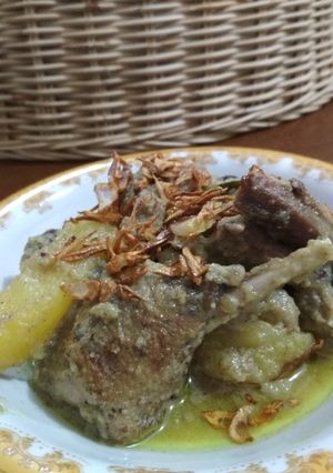 Foto resep Bebek Masak Putih Aceh (Masak Kurma)
