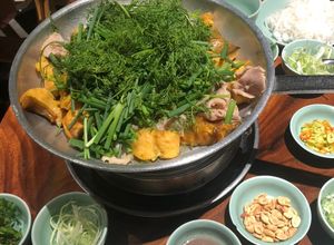 Hình của món Bún cá chấm/ chả cá Lã Vọng.