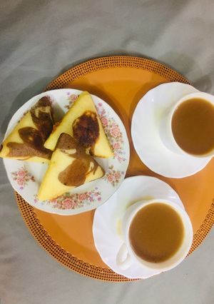 عکسی از دستور کیک میکری با طعم موز و قهوه