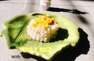XÔI SỐT TRỨNG MUỐI - STICKY RICE WITH SALTED EGG YOLK SAUCE
